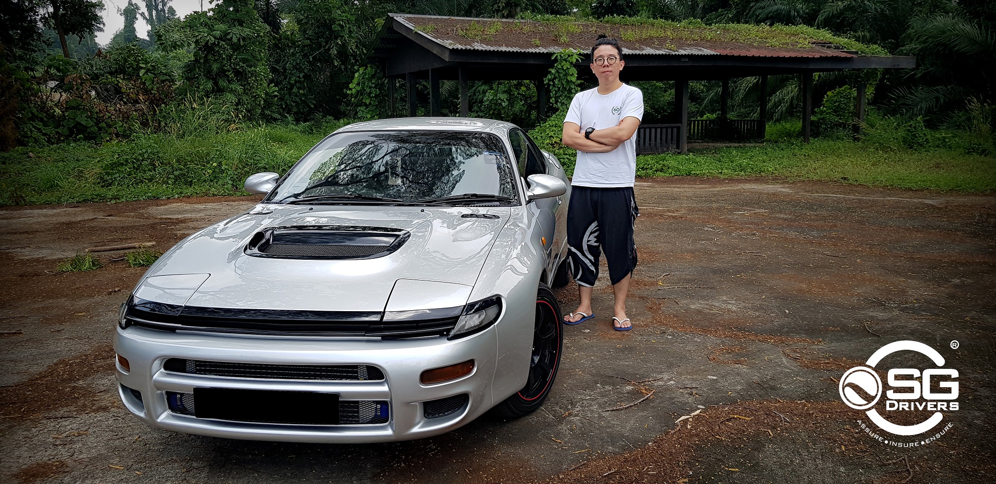 Toyota Celica ST185 Singapore Silver owner yoshi kun CS edition