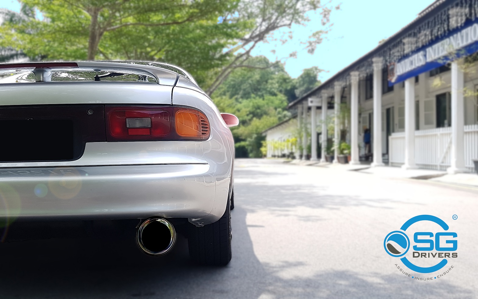 Toyota Celica ST185 Singapore Silver rear CS edition