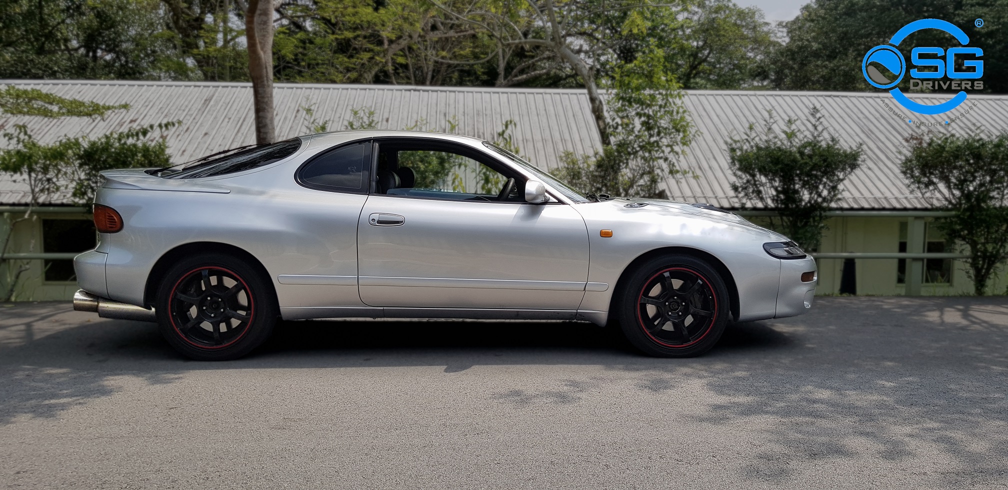 Gt4 side Toyota Celica ST185 Singapore Silver Side CS edition