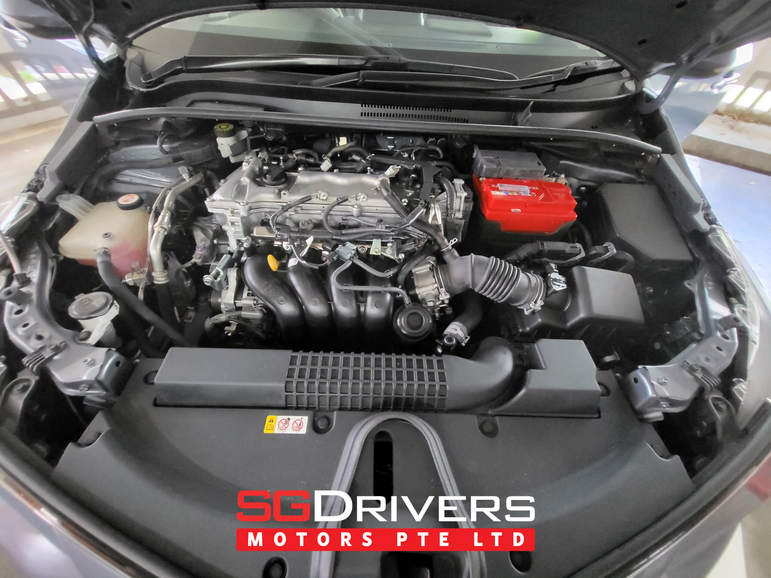 Engine bay front