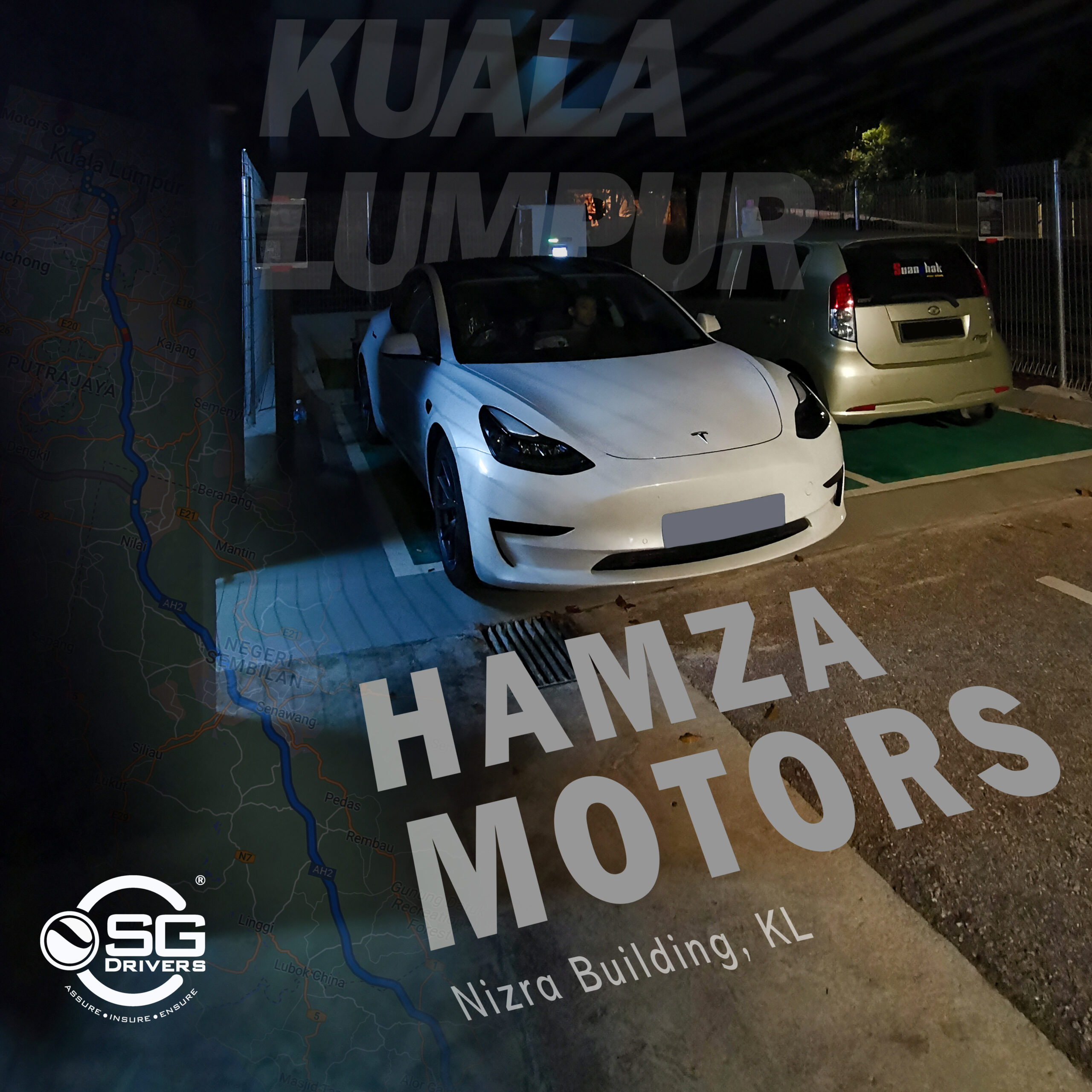 Hamza Motors, Nizra Building, KL Tesla